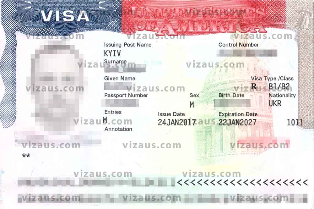 Туристическая виза в США.
